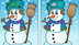 Find the Differences: Snowman 