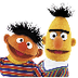 Bert en Ernie - drie mooie kle