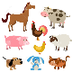 Farm Domestic Animals Vocabula
