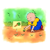 Caillou planta zanahorias - Yo