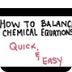 Balancing Chemical Equations -
