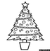 Christmas Tree Online Coloring