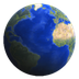 Flat Map of Earth