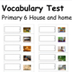 Test Vocabulary P6 U4 workshee