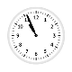 minuten - analoge klok