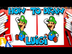 How To Draw Paper Luigi