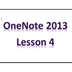 OneNote 2013 Lesson 4