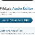 FileLab Audio Editor: easily e