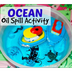 Ocean Spill Activity w/ Books