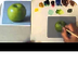 Como pintar una manzana verde 