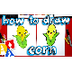How To Draw Funny Corn 