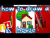 How To Draw A House Emoji