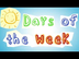 Days of the week - Adam's Fami