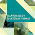Materiales y materias primas1