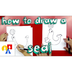 How To Draw A Seal - YouTube