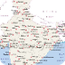 Map India airports