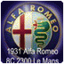 1931 Alfa Romeo 8C 2300 Le Mans