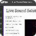 Live Sound Solutions | Avid