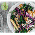 Red cabbage and haloumi stir-f