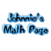 Johnnie's Math Page