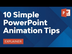 10 Simple PowerPoint Animation