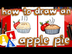 How To Draw An Apple Pie For T