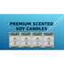 Premium Scented Soy Candles
