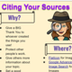 Citing Sources - Why Where How