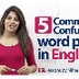 5 commonly confused word pairs