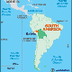 Map of South America 