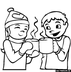 Hot Chocolate Coloring Page |