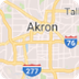 Akron Ohio Map