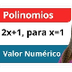 Valor Numérico de un Polinomio