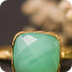 Holiday SALE Chrysoprase Ring 