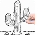 How to Draw a Cactus Easy Step