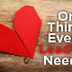 One Thing Every Leader N
