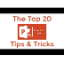 Top 20 Tips  PowerPoint 2016 