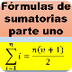 Fórmulas sumatoria parte 1