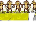5 Naughty Monkeys