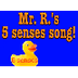 5 senses sing-a-long - Safesha