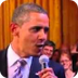 President Obama sings 