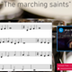 The marching saints - flauta