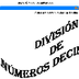 División de decimales