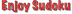 Web Enjoy Sudoku