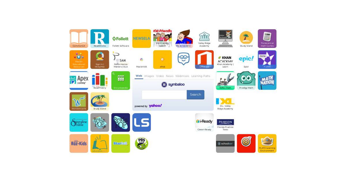 Vra Student Links Symbaloo Library