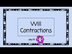 Will Contractions - 4 Minute P