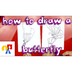 How To Draw A Butterfly On A F