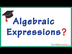 Basics of Algebraic Expression