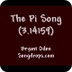 Funny Song to help memorize pi