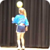 Hannah Juggling a Soccer Ball 